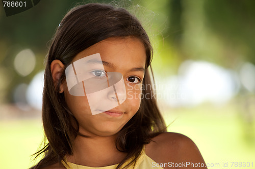 Image of young child face