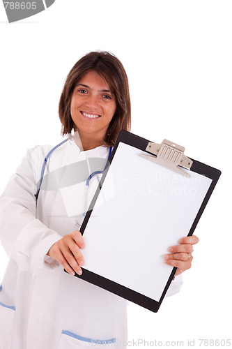 Image of Friendly female doctor