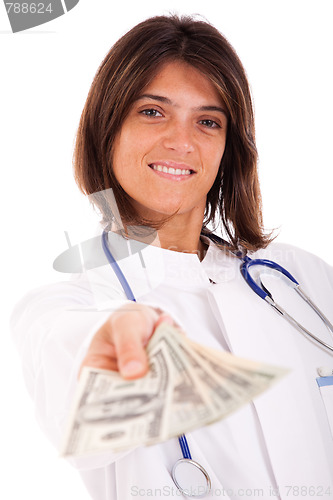 Image of Friendly female doctor