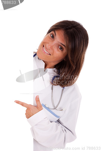 Image of Friendly female doctor