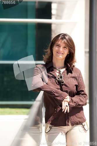 Image of Businesswoman smilling