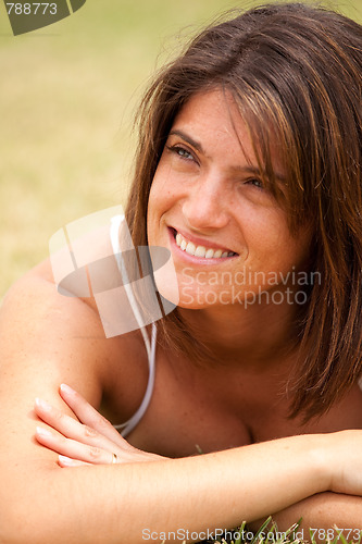 Image of woman smiling