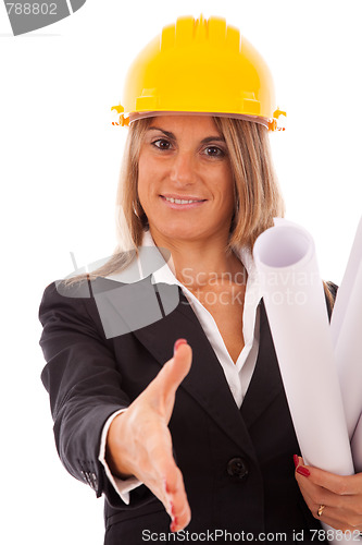 Image of architect woman