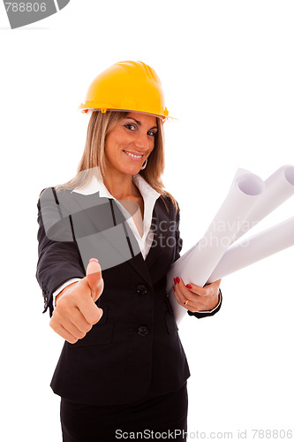Image of architect woman