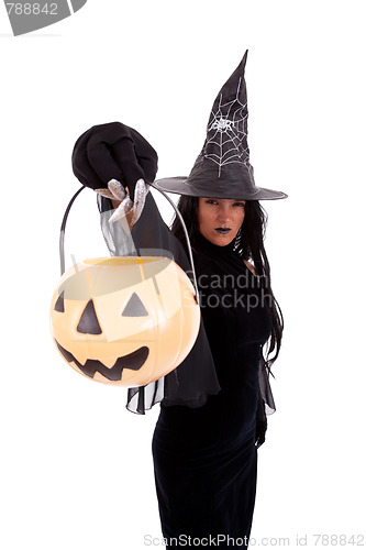 Image of Halloween witch