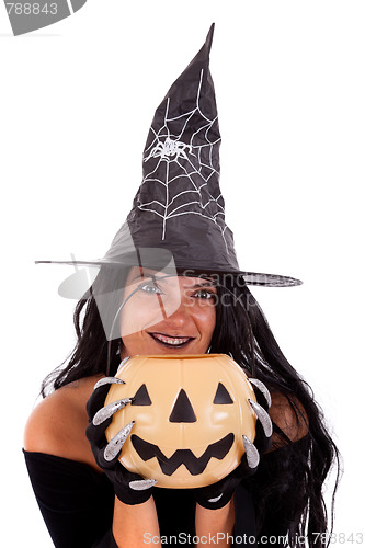 Image of Halloween witch