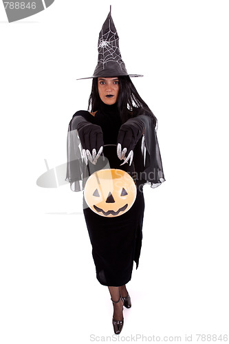 Image of Halloween witch