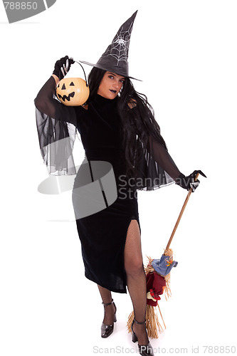 Image of Halloween witch