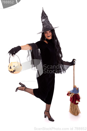 Image of Halloween witch