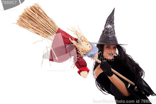 Image of Halloween witch