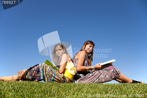 Image of Reading at the park