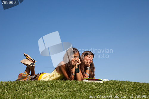 Image of Reading at the park