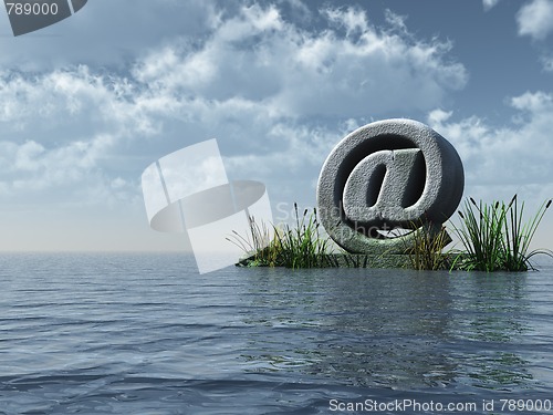 Image of email monument
