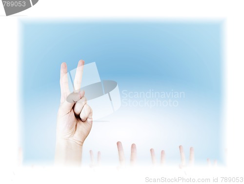 Image of Hand sign.