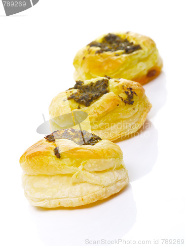 Image of pesto pastry puffs