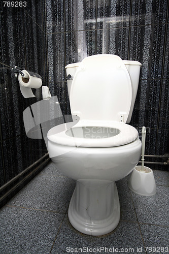 Image of black and white wc