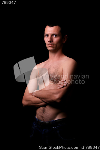 Image of sexy casual man