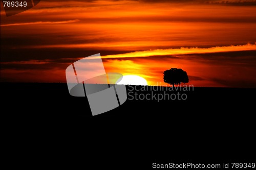 Image of beautiful Alentejo Sunset