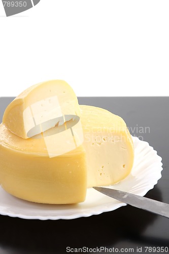 Image of beautiful and tasty cheese
