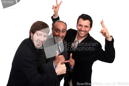 Image of happy businessteam, business concept