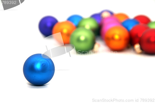 Image of beautiful christmas balls