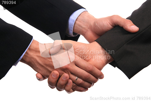 Image of business shake hand