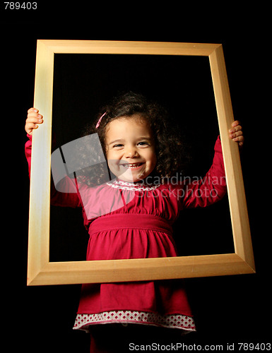 Image of portrait of fashion child