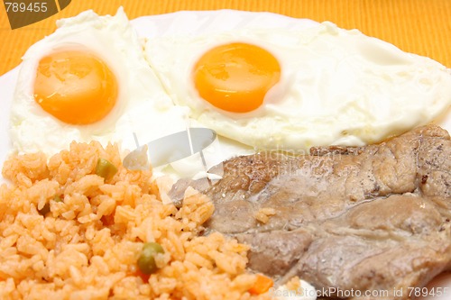 Image of Beef Steak with Fried Egg