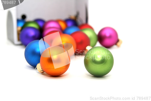 Image of beautiful christmas balls