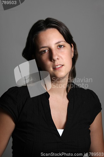 Image of casual young woman