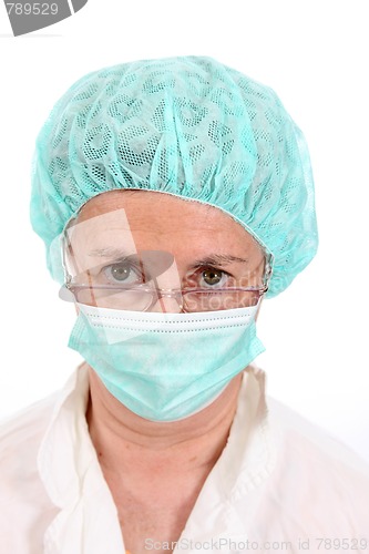 Image of An attractive, mature doctor, medical profession photo