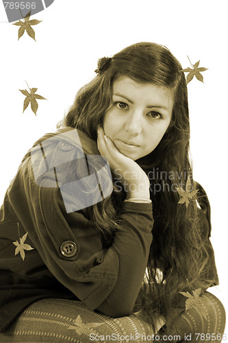 Image of casual young woman
