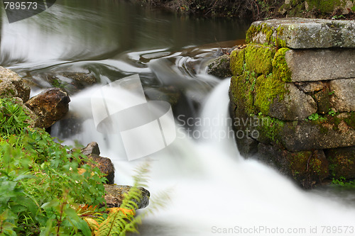 Image of Flowing water the river in Portugal