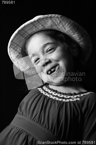 Image of portrait of fashion child