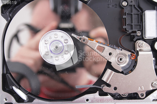 Image of disk drive background