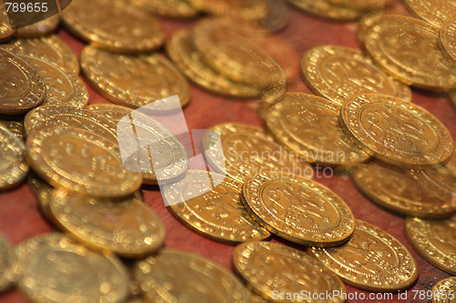 Image of golden coins 