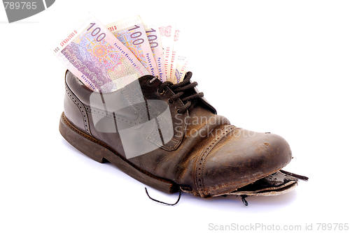 Image of South African Rand shoe