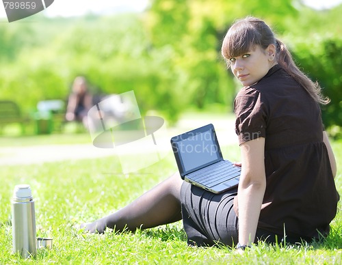 Image of office on open air