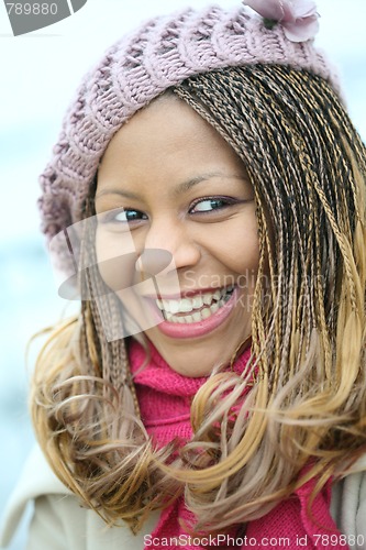 Image of girl in purple beret