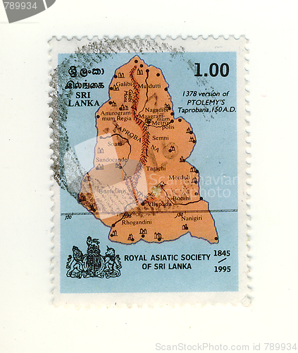 Image of sri lanka stamp