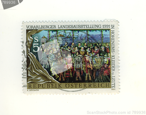 Image of austrian stamp