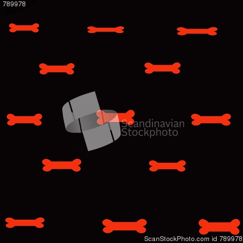 Image of Red bones background