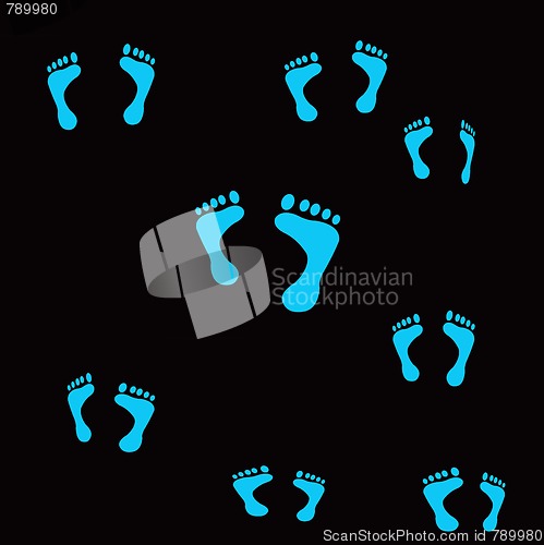 Image of Footprints background