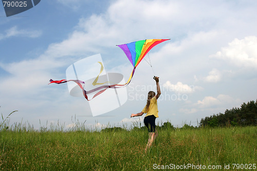 Image of Flying kite