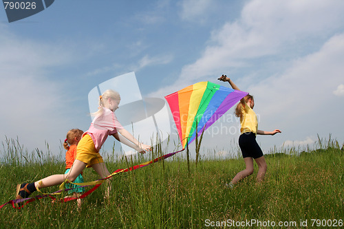 Image of Flying kite