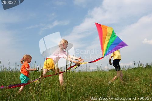 Image of Flying kite