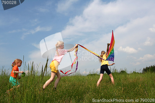 Image of Flying kite