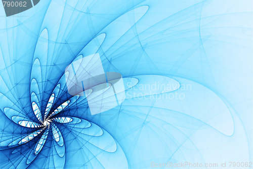 Image of blue abstract background