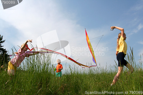 Image of Flying kite