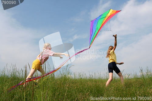 Image of Flying kite